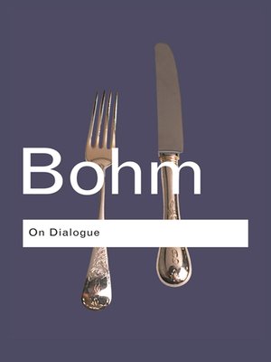 cover image of On Dialogue